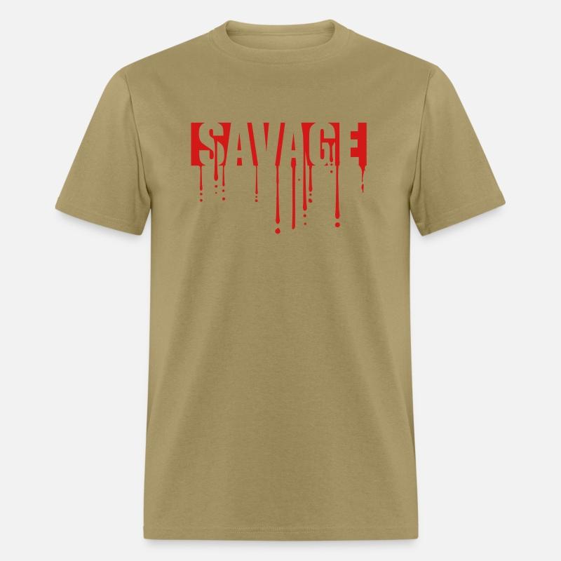 savage blood drops graffiti text logo wild dangero