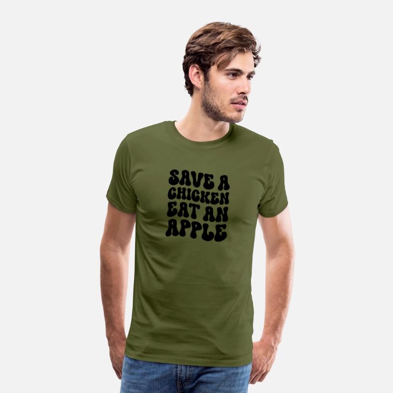 Save a chicken eat an apple