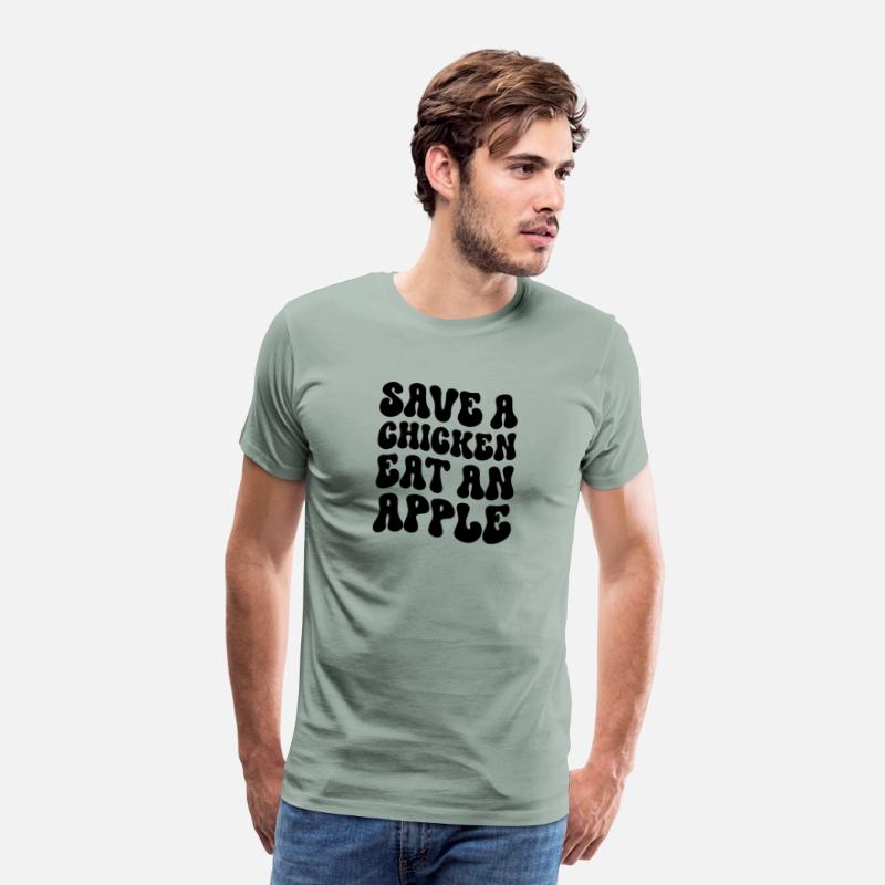 Save a chicken eat an apple