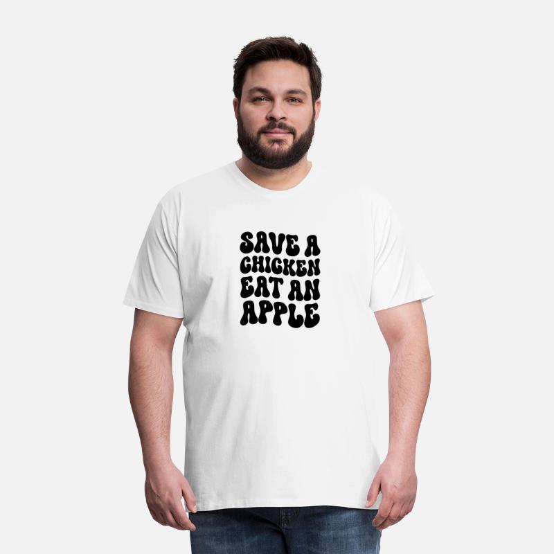 Save a chicken eat an apple