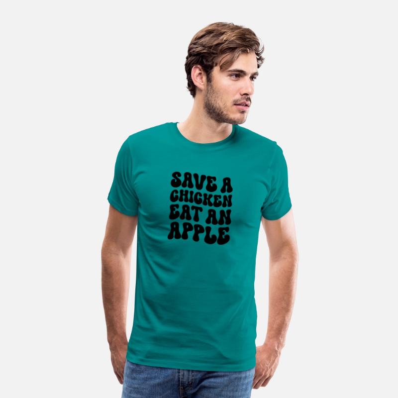 Save a chicken eat an apple