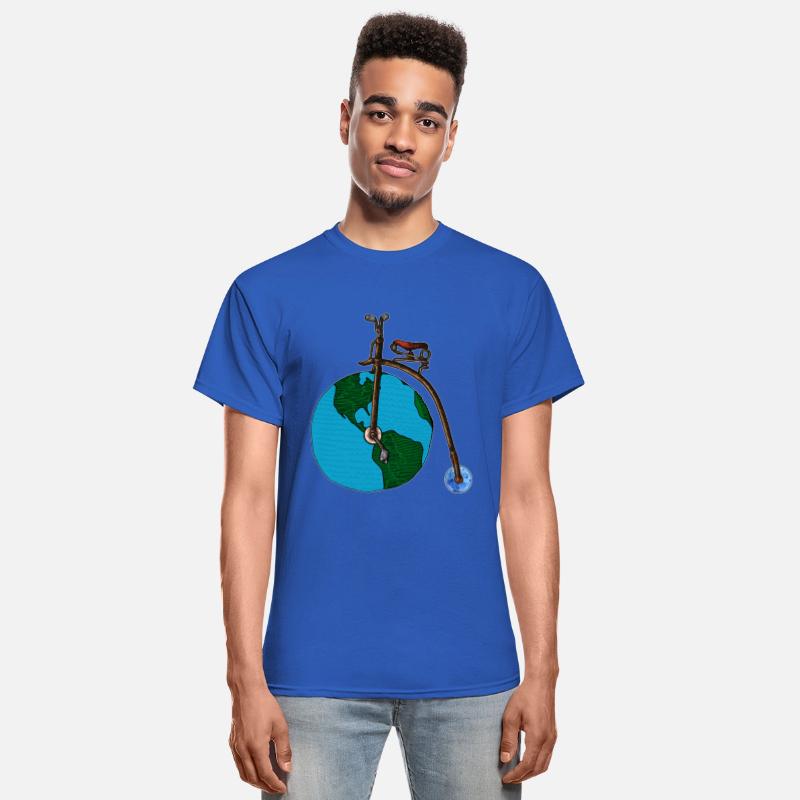 Save The Planet Earth Penny Farthing Bicycle Art