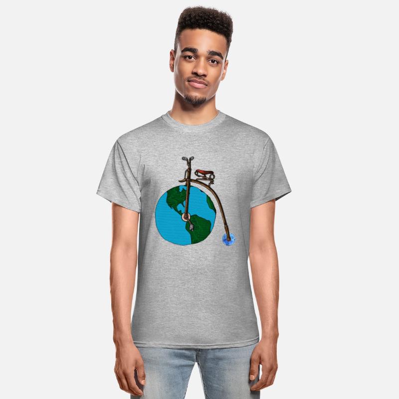 Save The Planet Earth Penny Farthing Bicycle Art