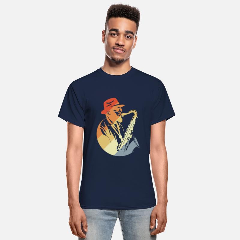 Saxophone Guy Sketch Retro Style