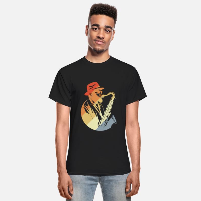 Saxophone Guy Sketch Retro Style