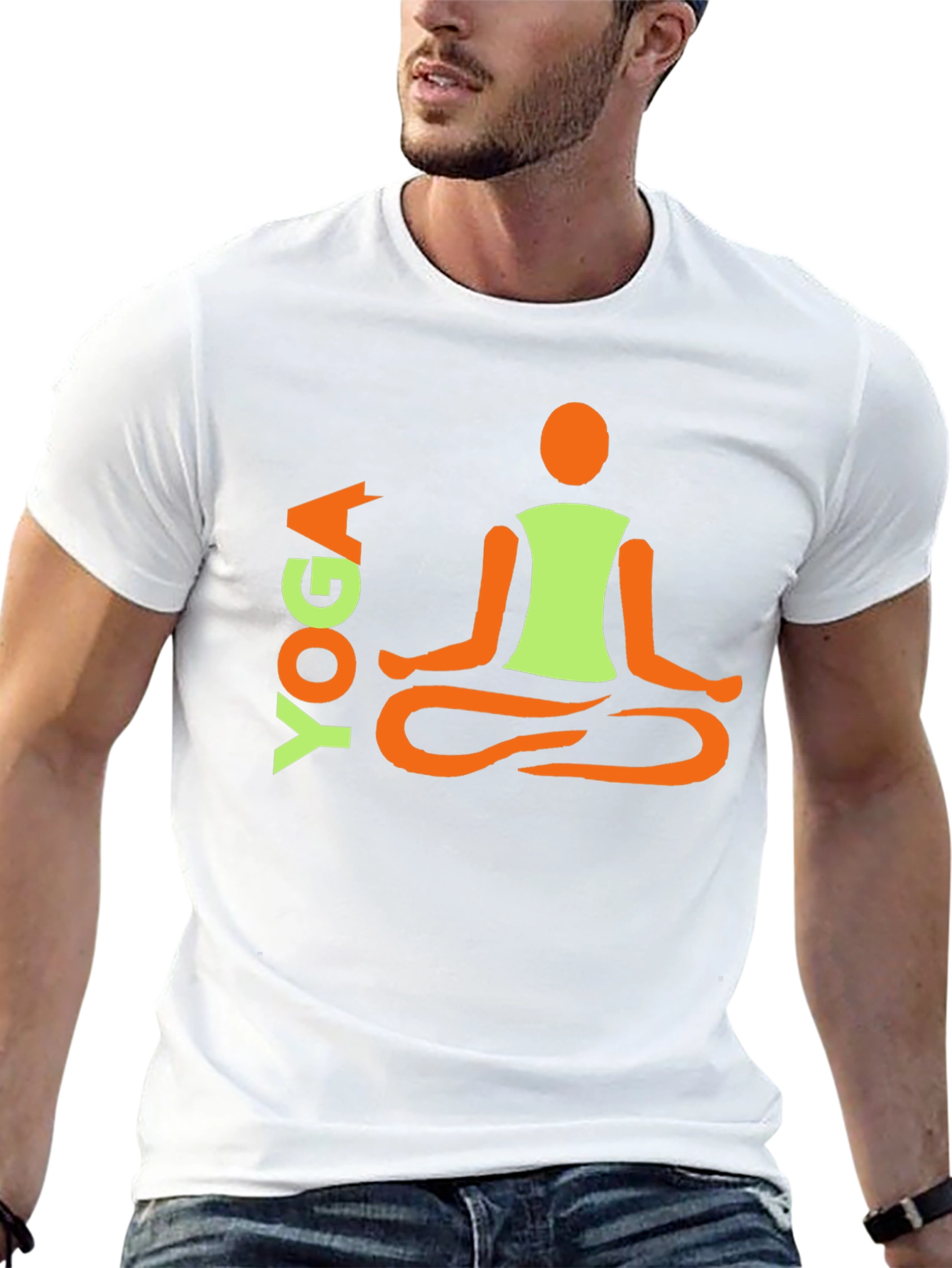 Yoga Pose Graphic Tee - Meditate in Style