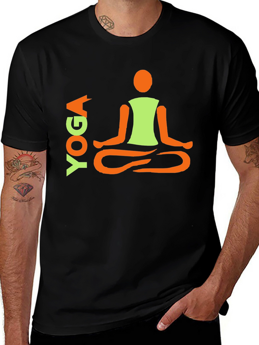 Yoga Pose Graphic Tee - Meditate in Style