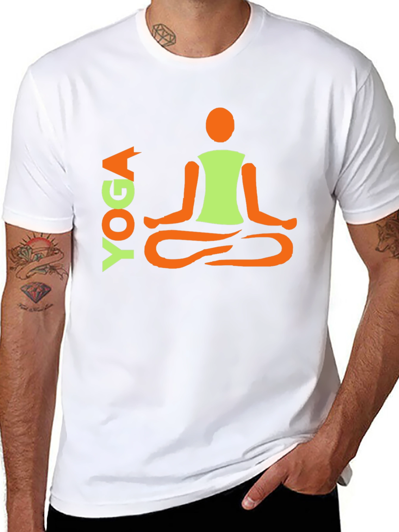 Yoga Pose Graphic Tee - Meditate in Style