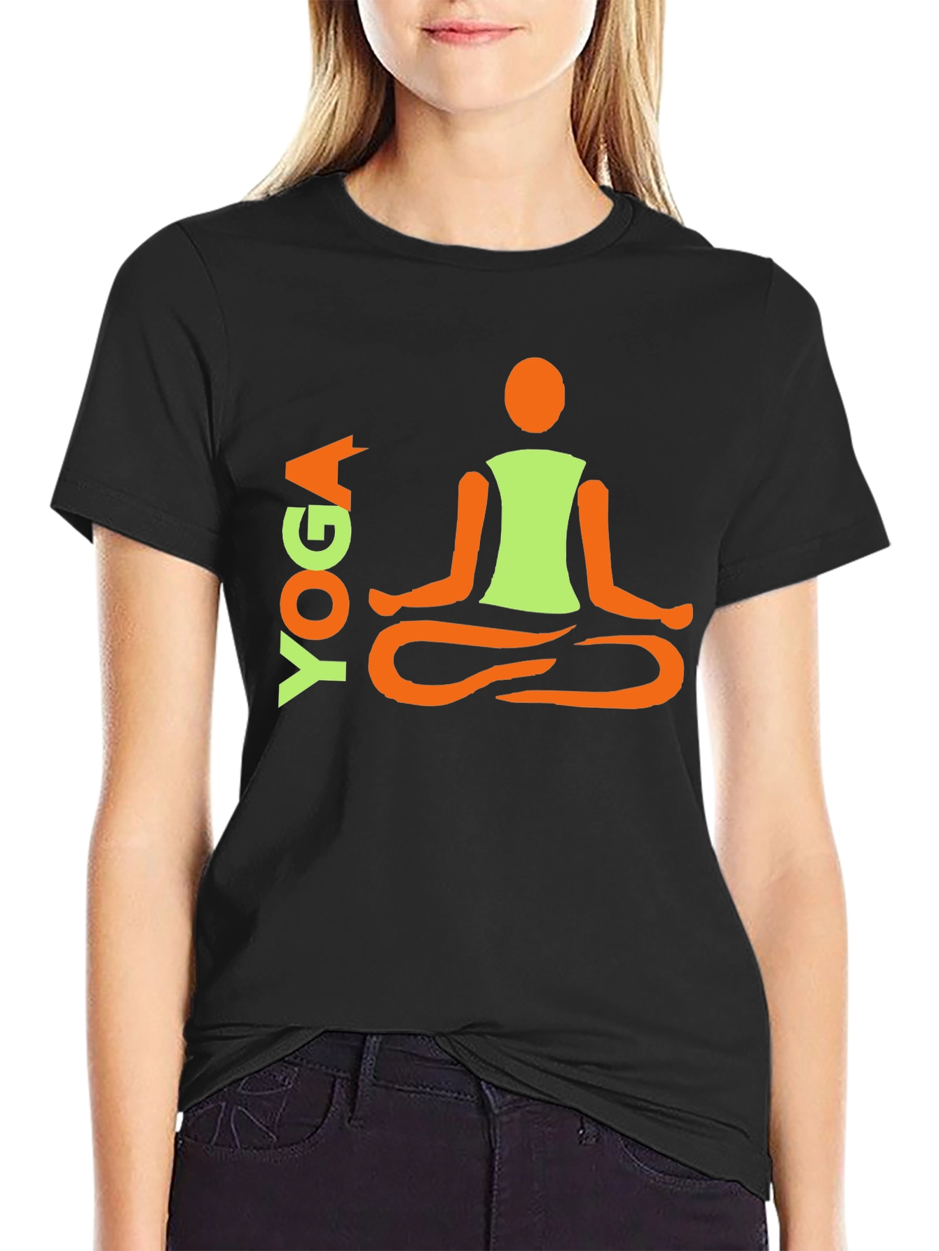 Yoga Pose Graphic Tee - Meditate in Style