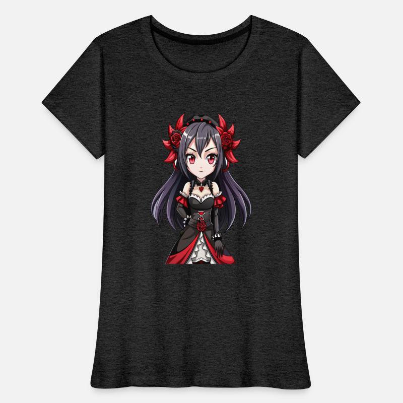 Scarlet Rose Gothic Anime Girl