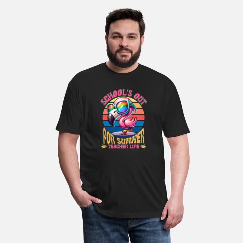 School’s Out for Summer–Teacher Life Flamingo Vibe