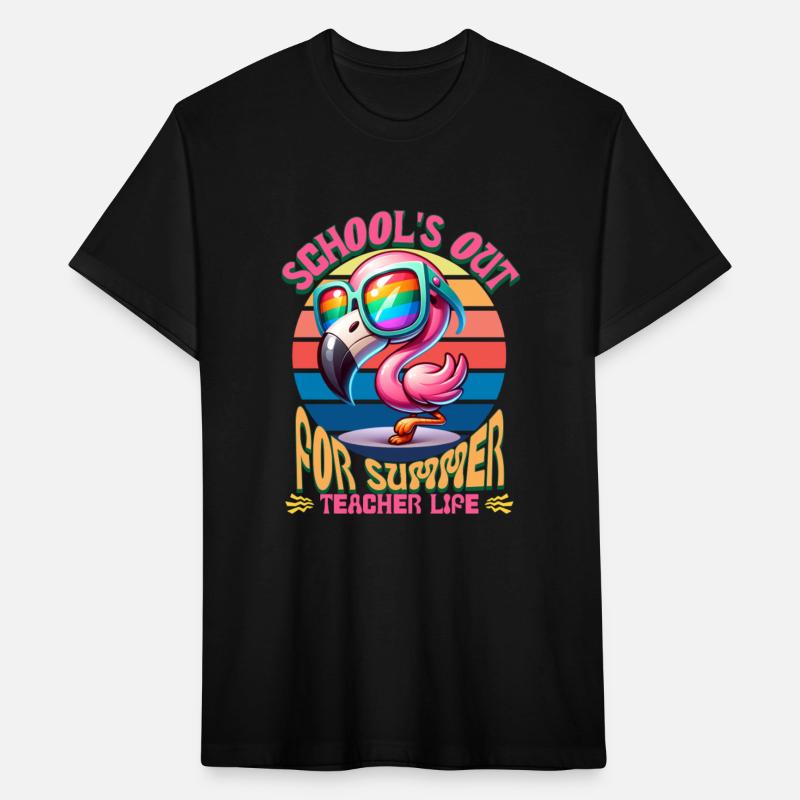 School’s Out for Summer–Teacher Life Flamingo Vibe