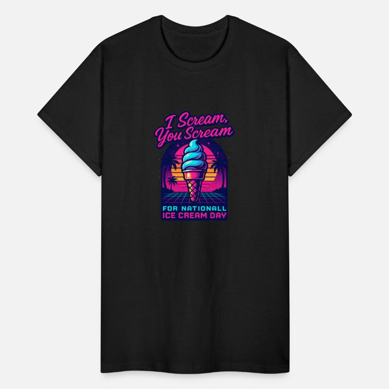 Scream, You Scream National Ice Cream Day Retro