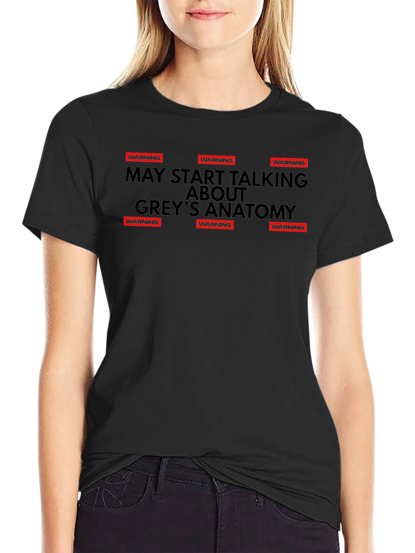Warning May Start Talking Greys Anatomy T-Shirt