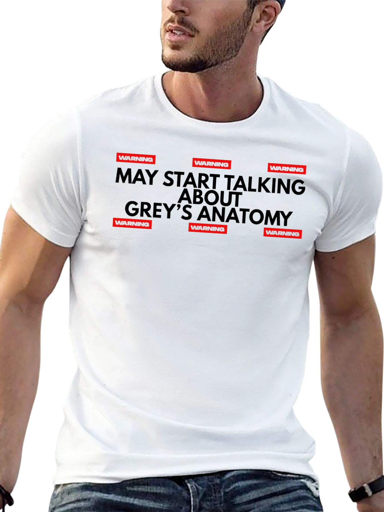 Warning May Start Talking Greys Anatomy T-Shirt
