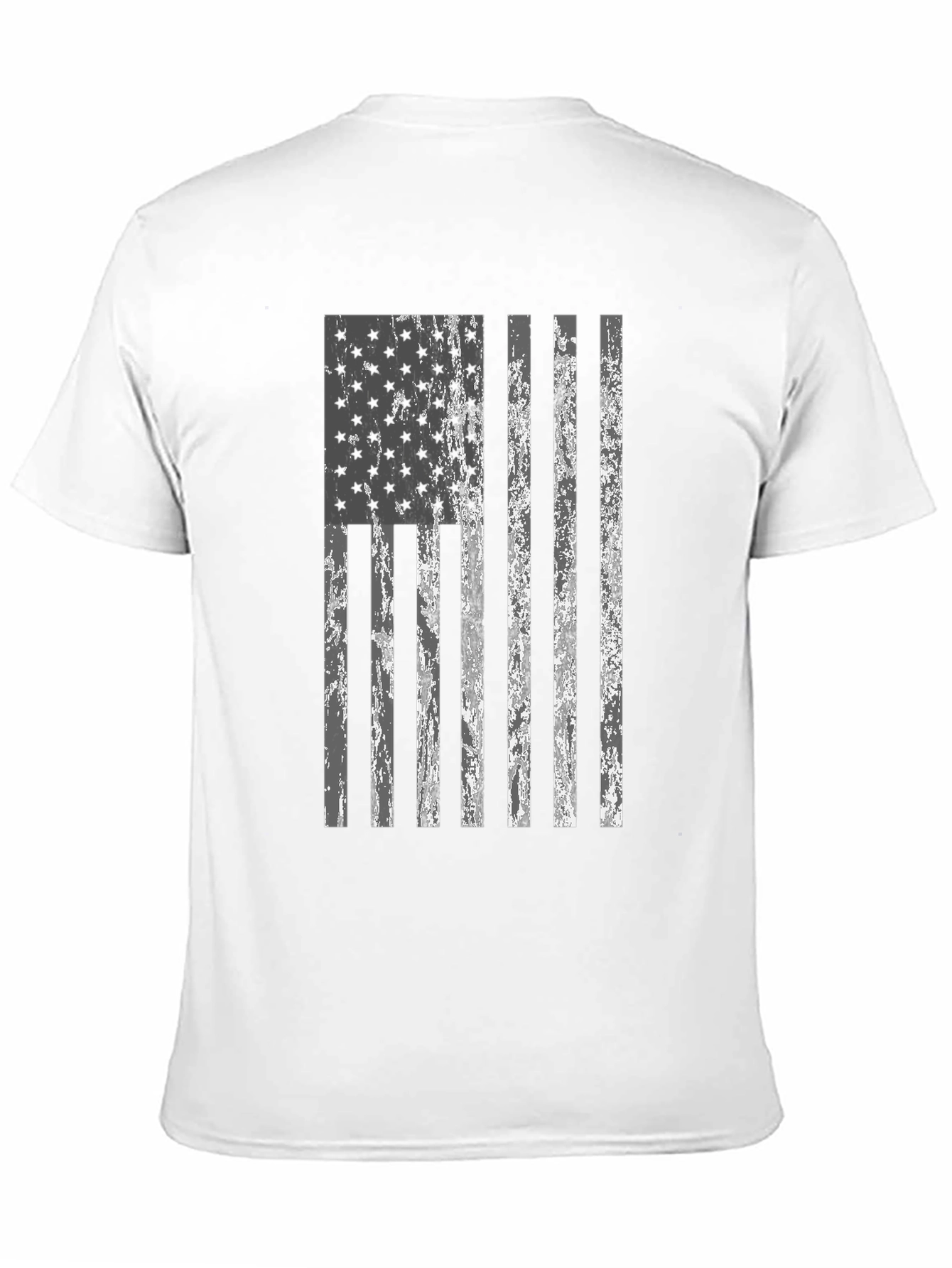 Distressed American Flag Graphic T-Shirt