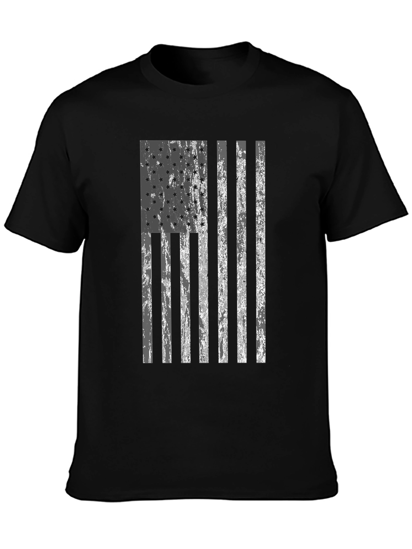 Distressed American Flag Graphic T-Shirt