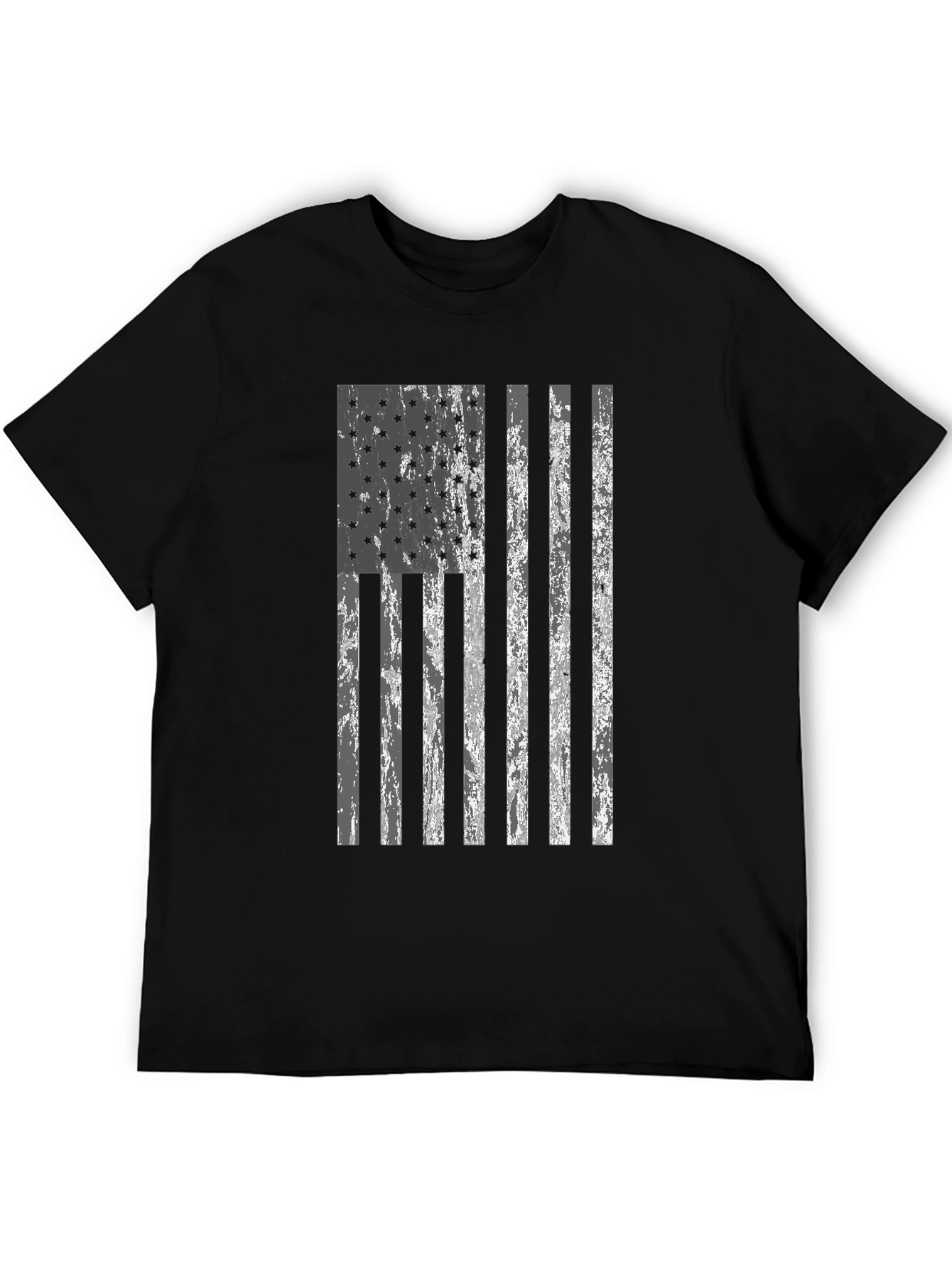 Distressed American Flag Graphic T-Shirt