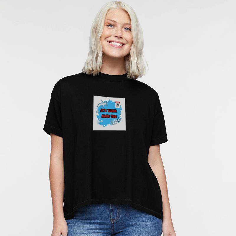 Shark Infested Water Marine Humor Design