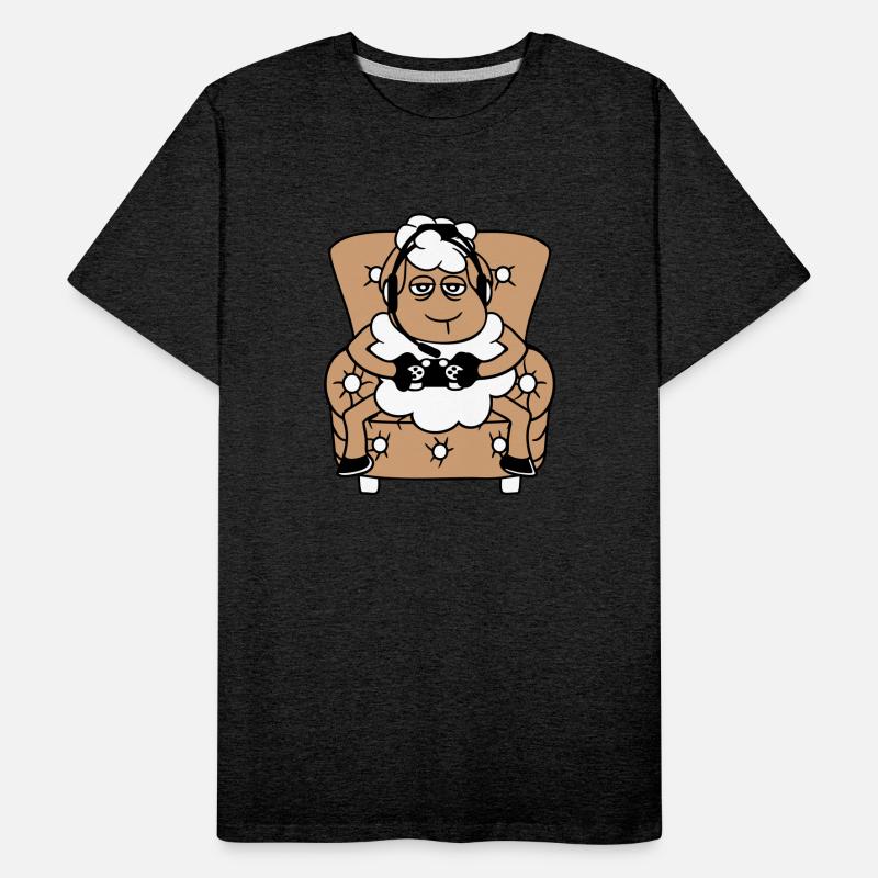 Sheep Gamer Armchair Controller Video Game Nerd Co