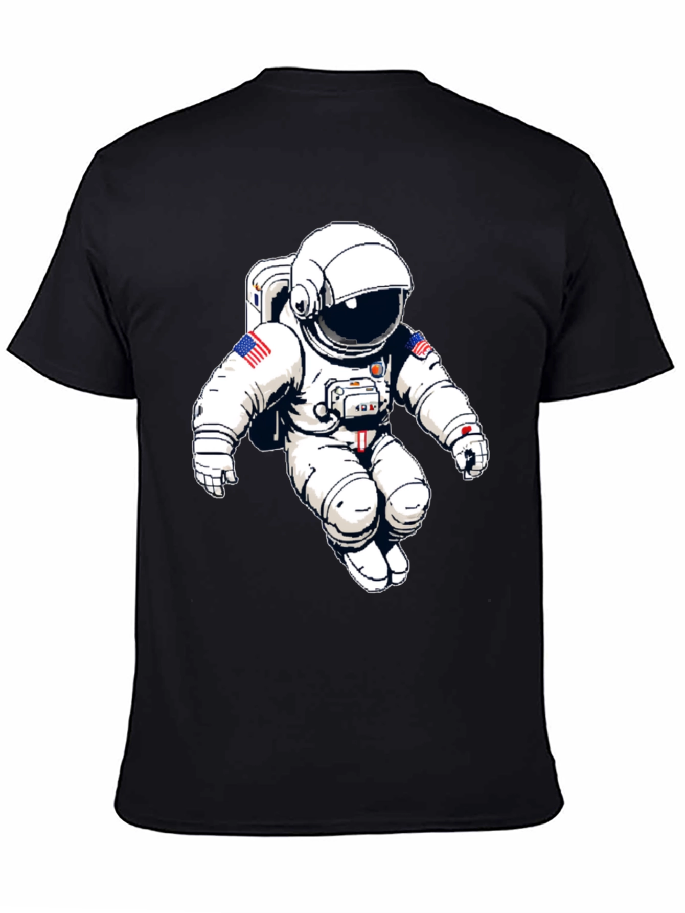 Astronaut Graphic Tee - Bold Black T-Shirt