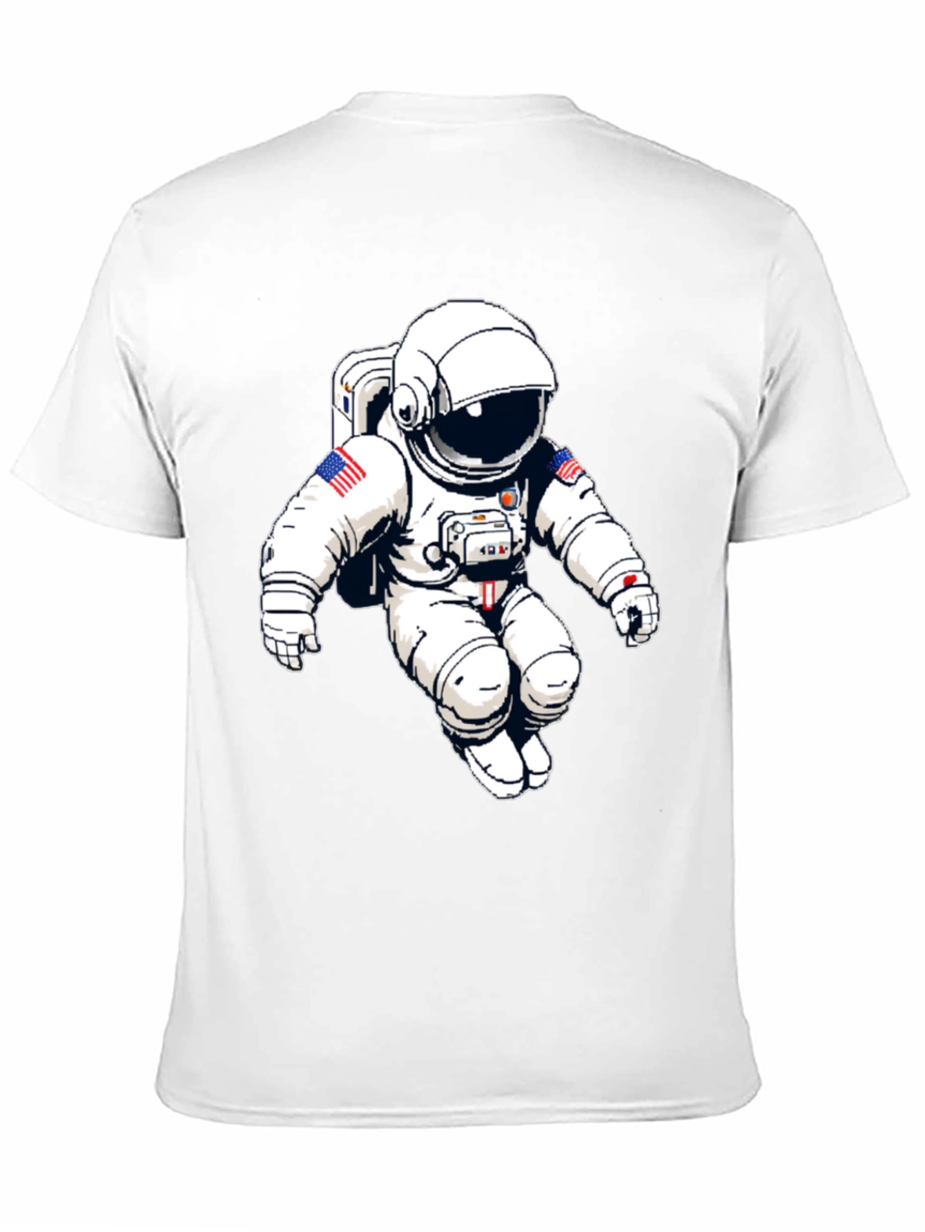Astronaut Graphic Tee - Bold Black T-Shirt