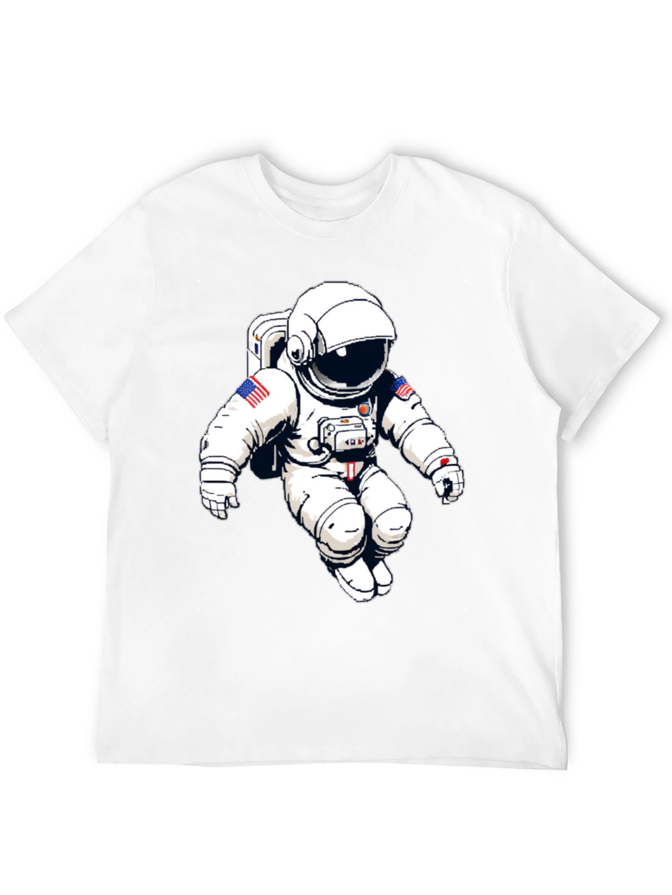 Astronaut Graphic Tee - Bold Black T-Shirt