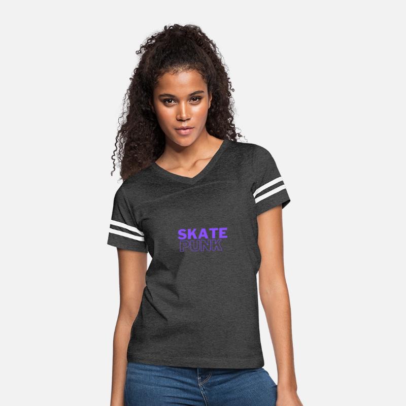 Skate punk crazy life style minimal neon font