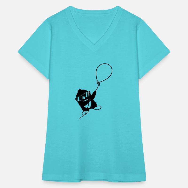 sky balloon flying penguin