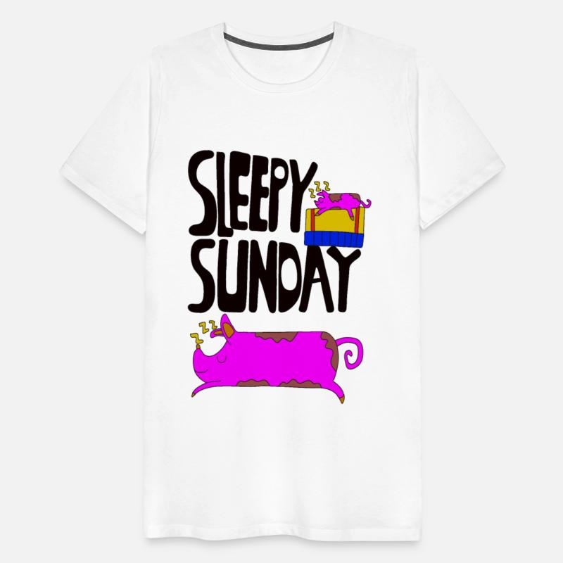 Sleepy Sunday Cute Pig