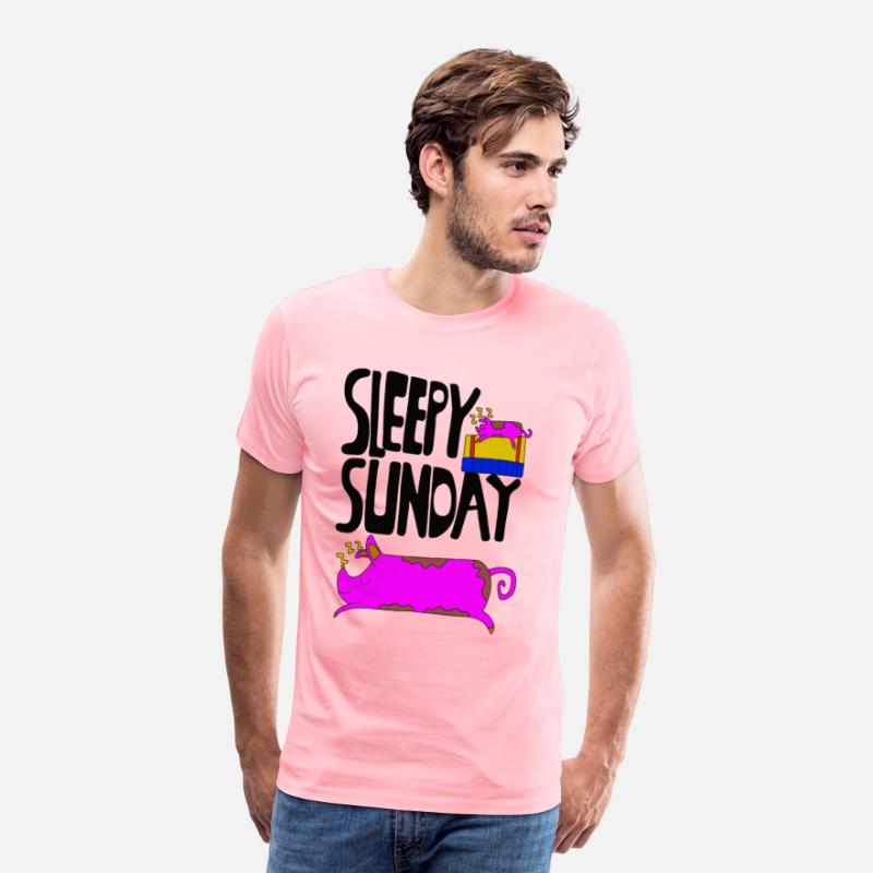 Sleepy Sunday Cute Pig