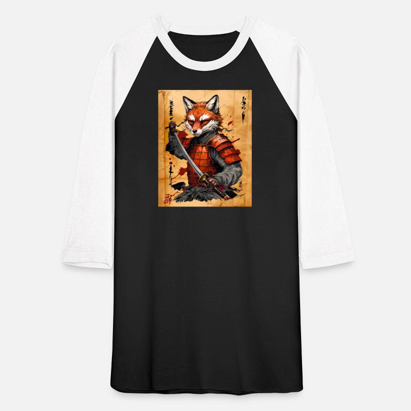 Sly Fox Samurai Warrior - Japanese Ink Style