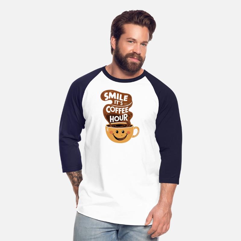 Smile it's coffee hour,funny coffee quotes