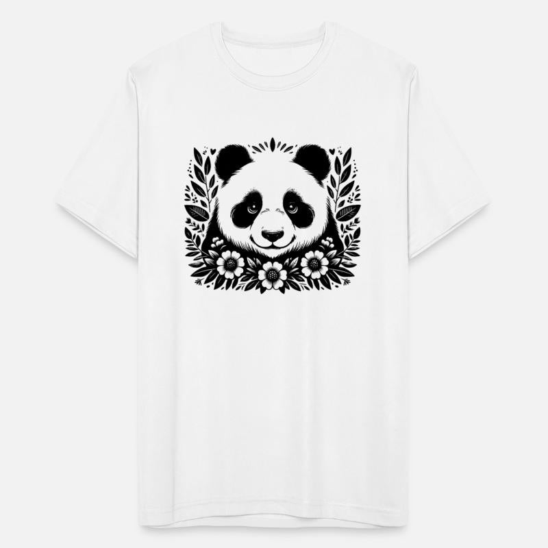 Smiling Flower Panda Magic Floral Sea Of Blossoms