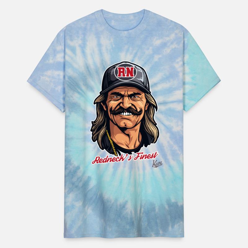 Smiling man with mustache and RN cap