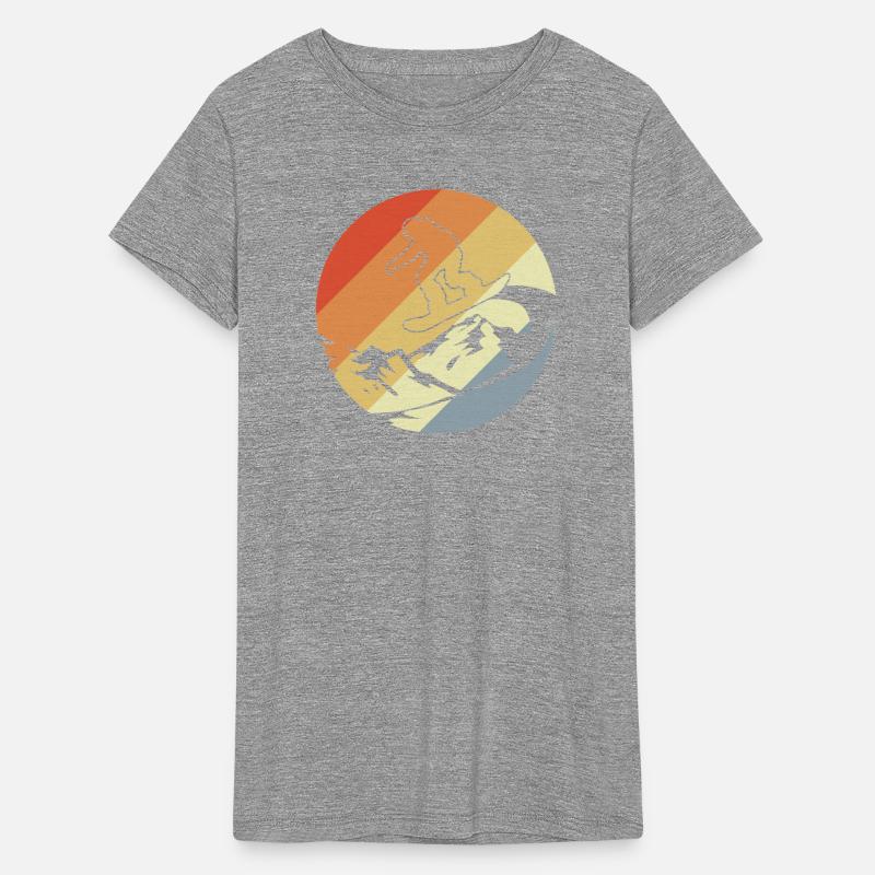 Snowboarder Retro Style