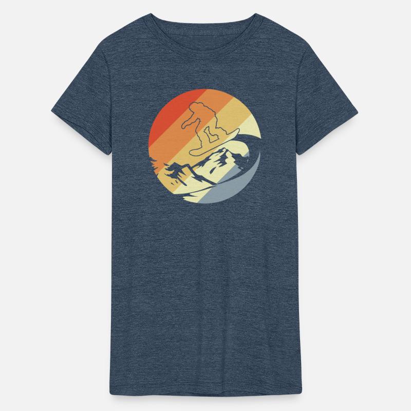 Snowboarder Retro Style