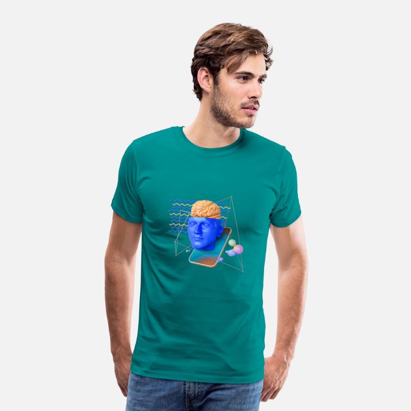 Social Media Network Abstract Human Brain Head