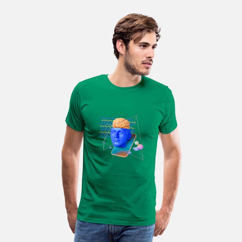 Social Media Network Abstract Human Brain Head