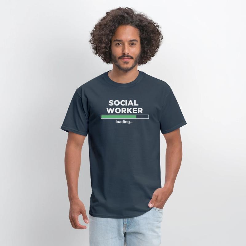 Social Worker Loading Progress Humor