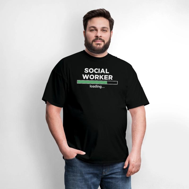 Social Worker Loading Progress Humor