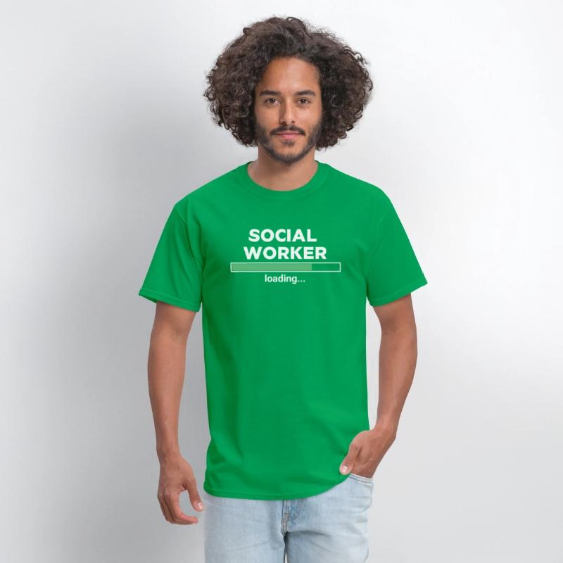 Social Worker Loading Progress Humor