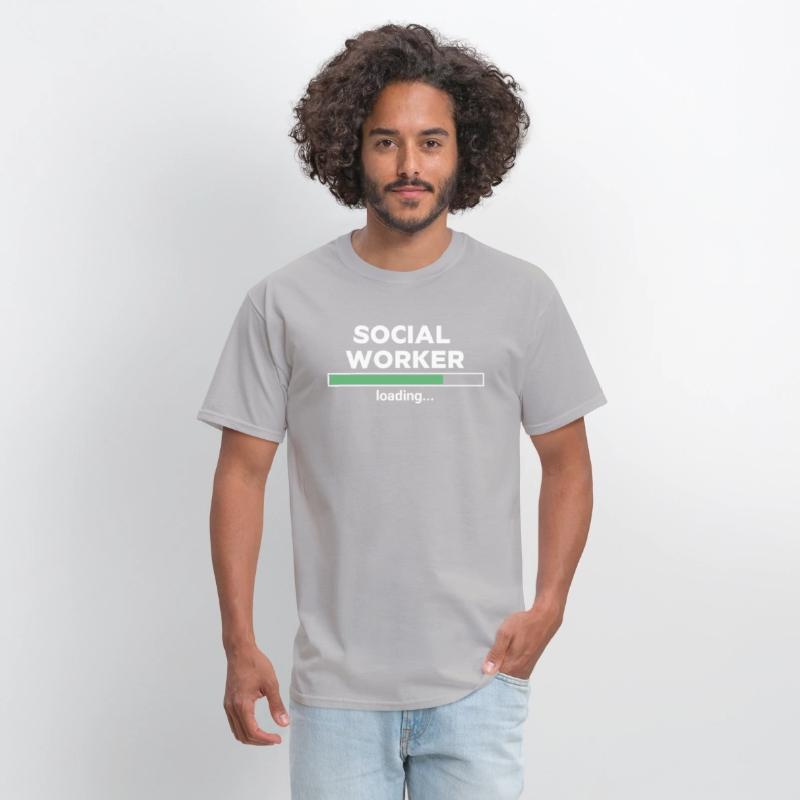 Social Worker Loading Progress Humor