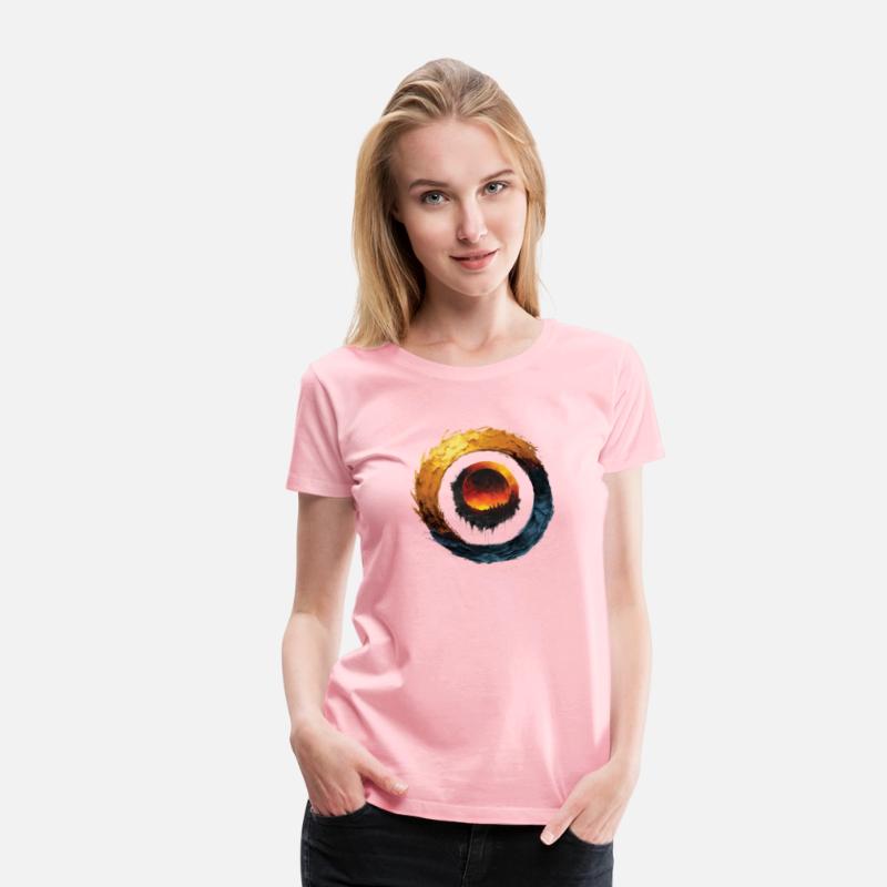 Solar Eclipse Elegance - Ring Painting