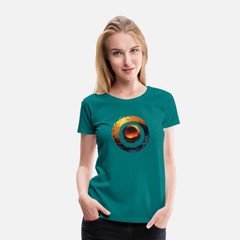 Solar Eclipse Elegance - Ring Painting