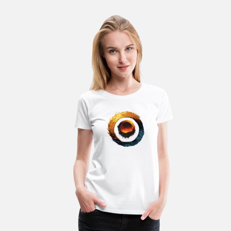 Solar Eclipse Elegance - Ring Painting