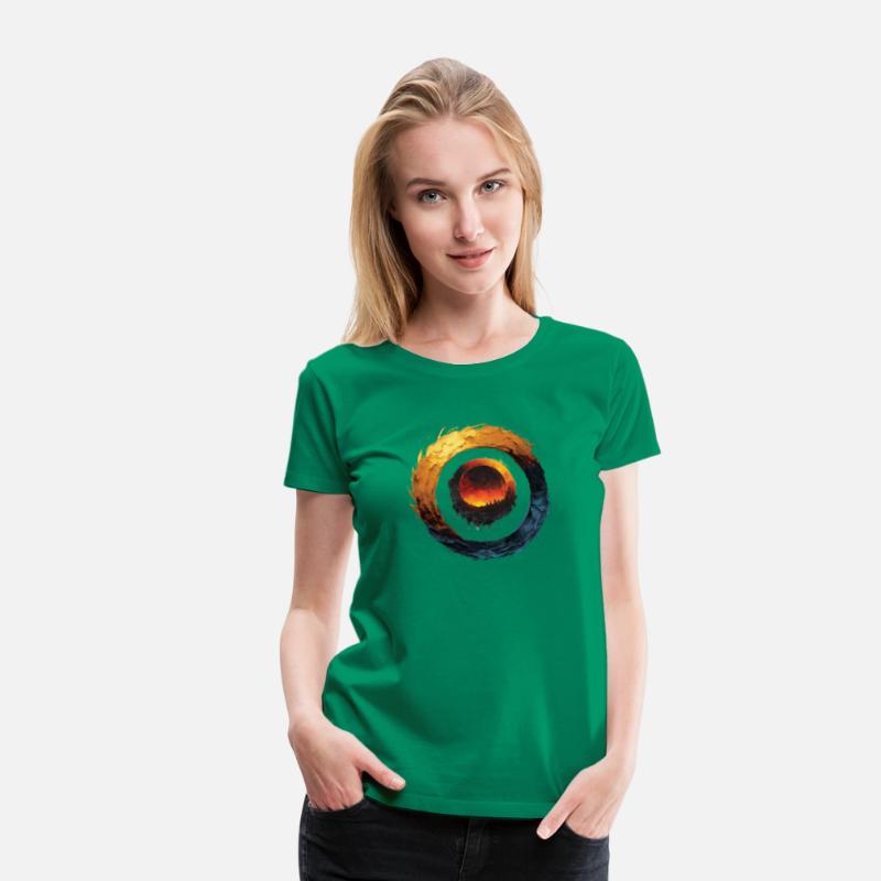 Solar Eclipse Elegance - Ring Painting