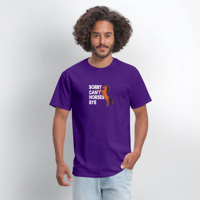 Sorry Cant Horses Bye T Shirt