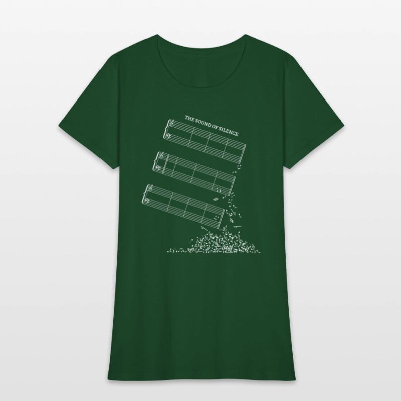 Sound of silence Empty Music Sheet without notes