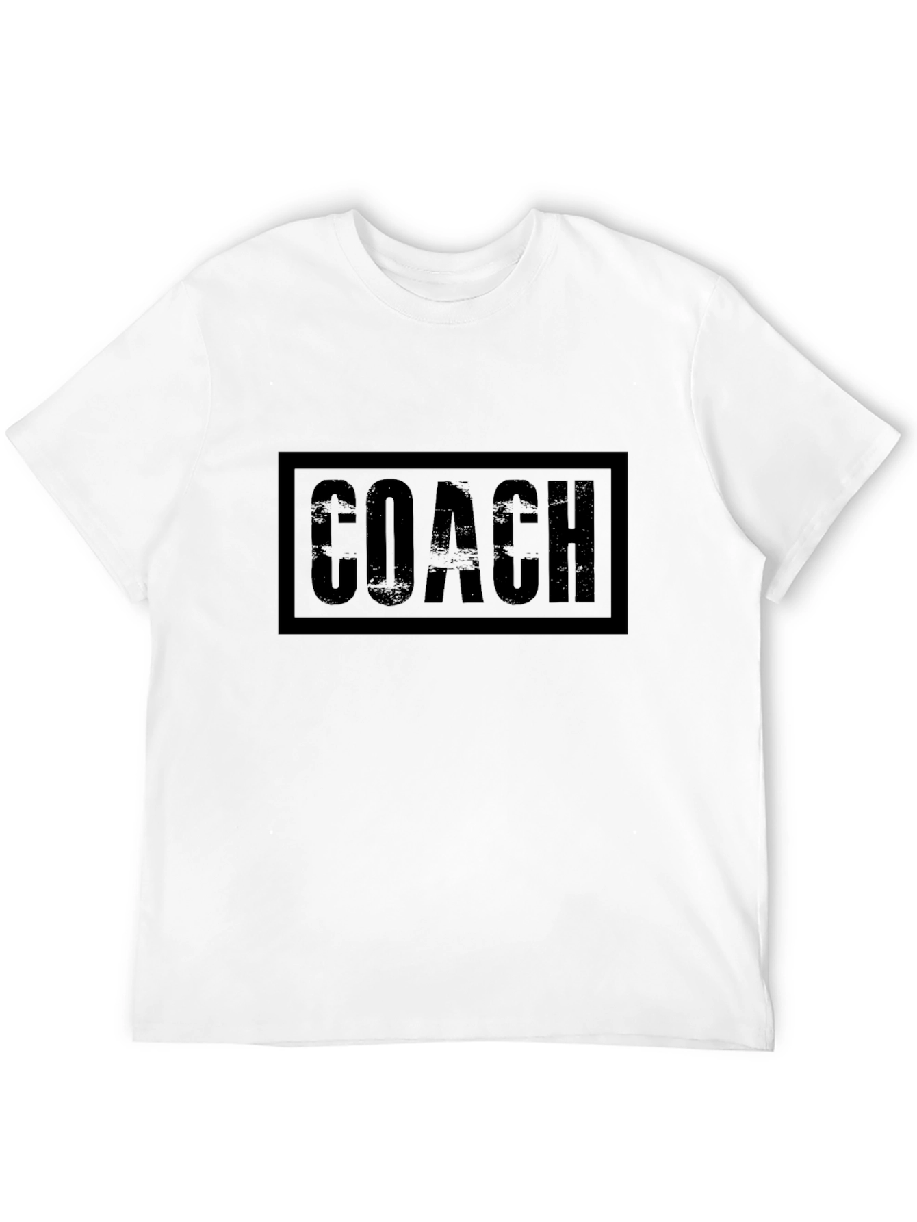 Mens Black Coach Graphic T-Shirt